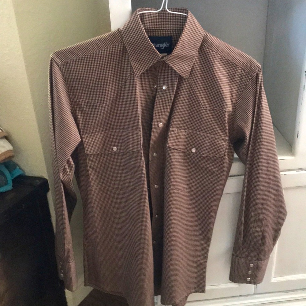 Wrangler Pearl Snap Western Shirt